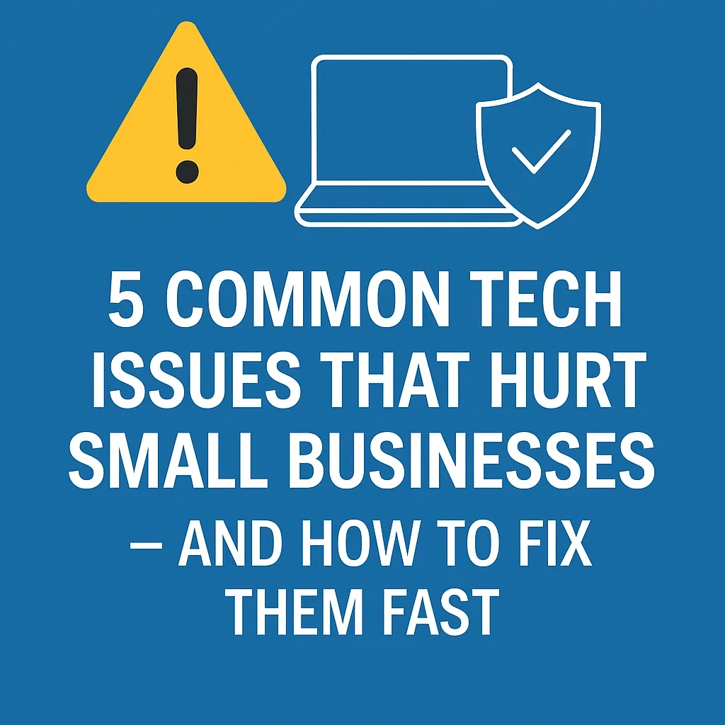 5 Common Tech Issues That Hurt Small Businesses, And How to Fix Them Fast